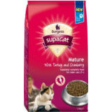 Burgess: SUPACAT MATURE TURKEY & CRANBERRY - 1.4kg