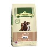 James Wellbeloved: JUNIOR PERFORMANCE TURKEY & RICE KIBBLE - 2kg James Wellbeloved: JUNIOR PERFORMANCE TURKEY & RICE KIBBLE - 2kg