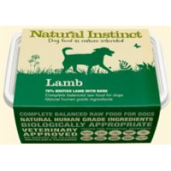 Natural Instinct: LAMB TWINPACK - 2 x 500gm Natural Instinct: LAMB TWINPACK - 2 x 500gm