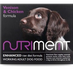 Nutriment: DOG: VENISON WITH CHICKEN FORMULA - 500g Nutriment: DOG: VENISON WITH CHICKEN FORMULA - 500g